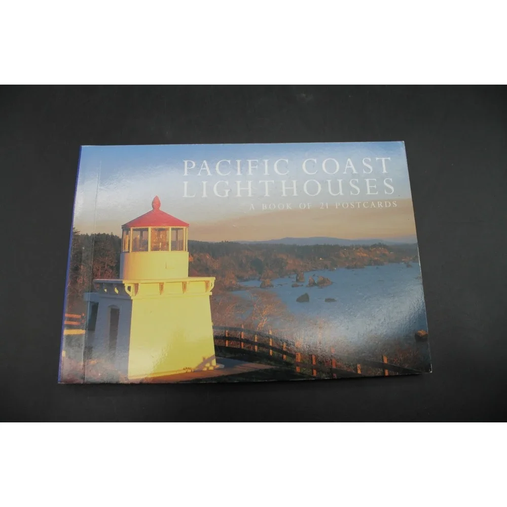 Pacific Coast Lighthouses Book of 21 Postcards Browntrout Publishers Unused